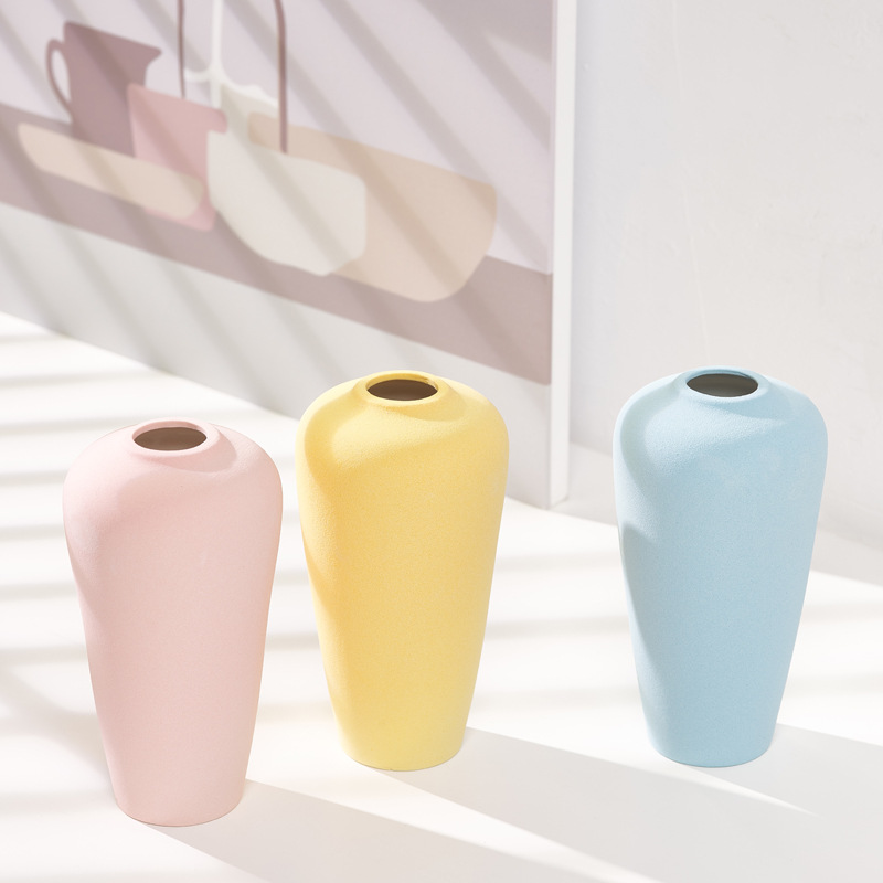 Ваза керамическая для цветов рождественский стиль