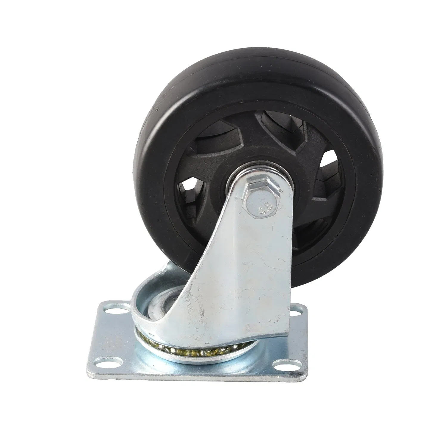 M13-N Medium Duty Type Fixed Swivel PU Caster Wheel