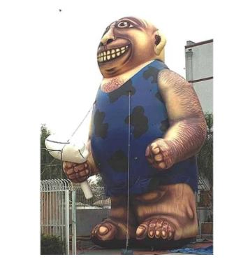 2024 New Giant Inflatable Caveman Prop for Sale