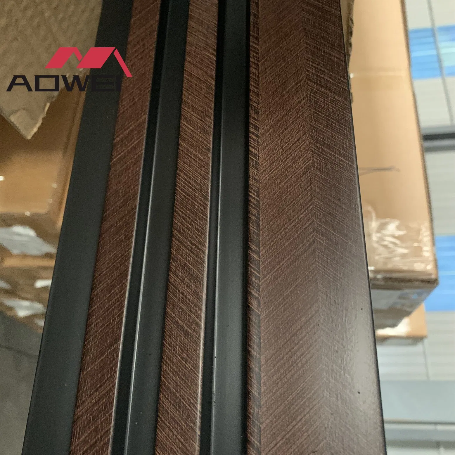 Multiple Color Decorative Cladding Interior Charcoal Wood PS Louvers Wall Panels