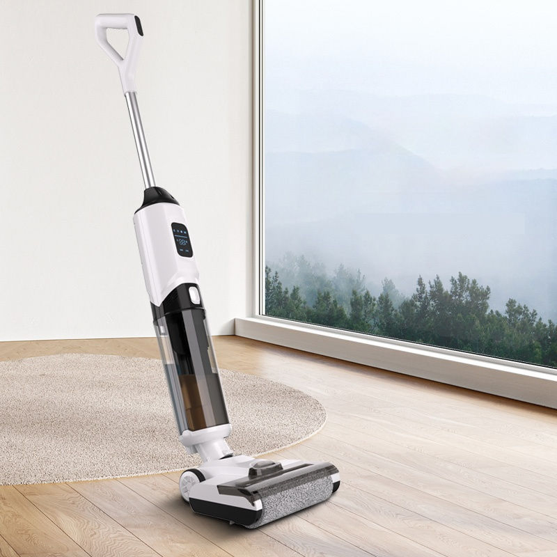 Cordless Electric Wet and Dry Mopping Floor Cleaning Machine Household Integrated Vacuum Cleaner for Hotels