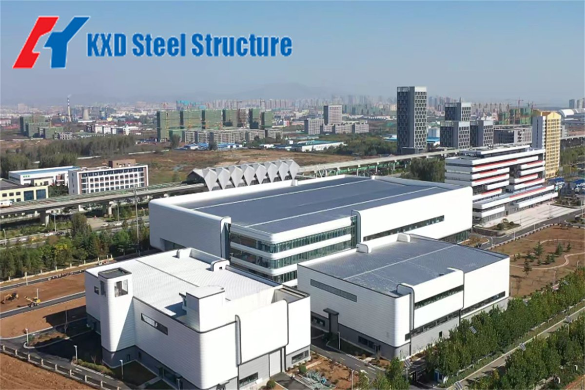 Structural Roofing Frame Part Carbon Steel Steel Structure Office Building
