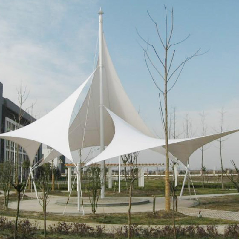 China Factory Swimming Pool Cover PVDF Tensile Architectural Membrane Outdoor Natatorium Structure Tent for Swimming Pool Tensile Fabric Structure