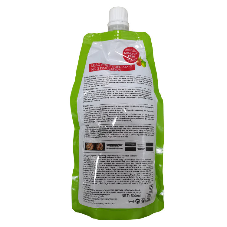 OEM High Quality Hair Dye Colour Apple Hair Cream Color Low Price with No Ammonia Natural Ingredients No Stain on Skin