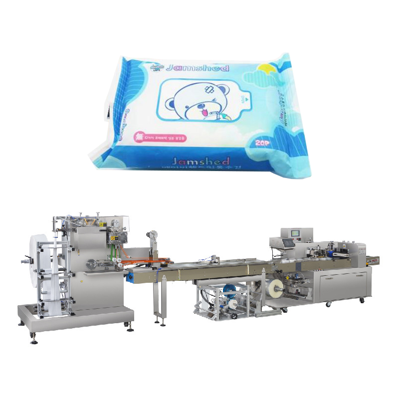 Automatic Wet Wipes Packaging Machine Single Sachet Multi Pack Wet Wipes Machine