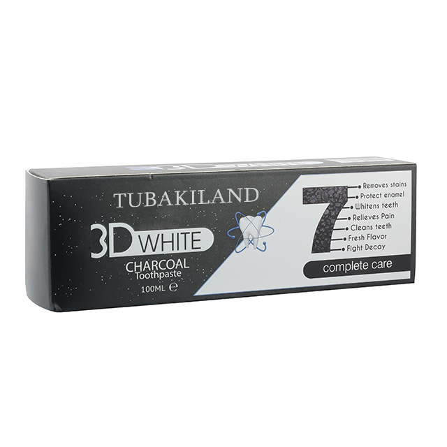 Private Logo OEM Manufacturer Natural Activated Bambo Charcoal Tooth Whitening Toothpaste