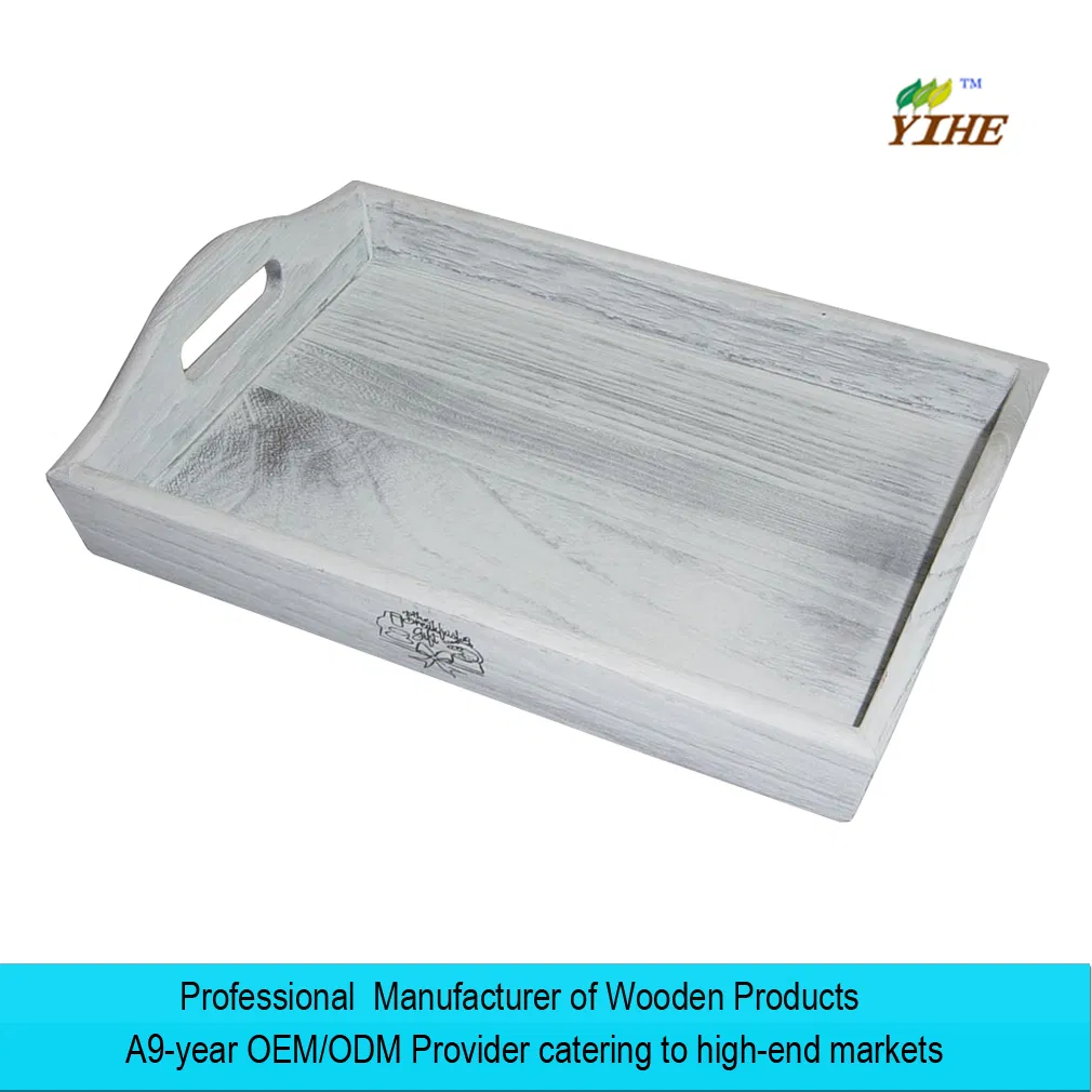 Wood Tray with Rustic Style