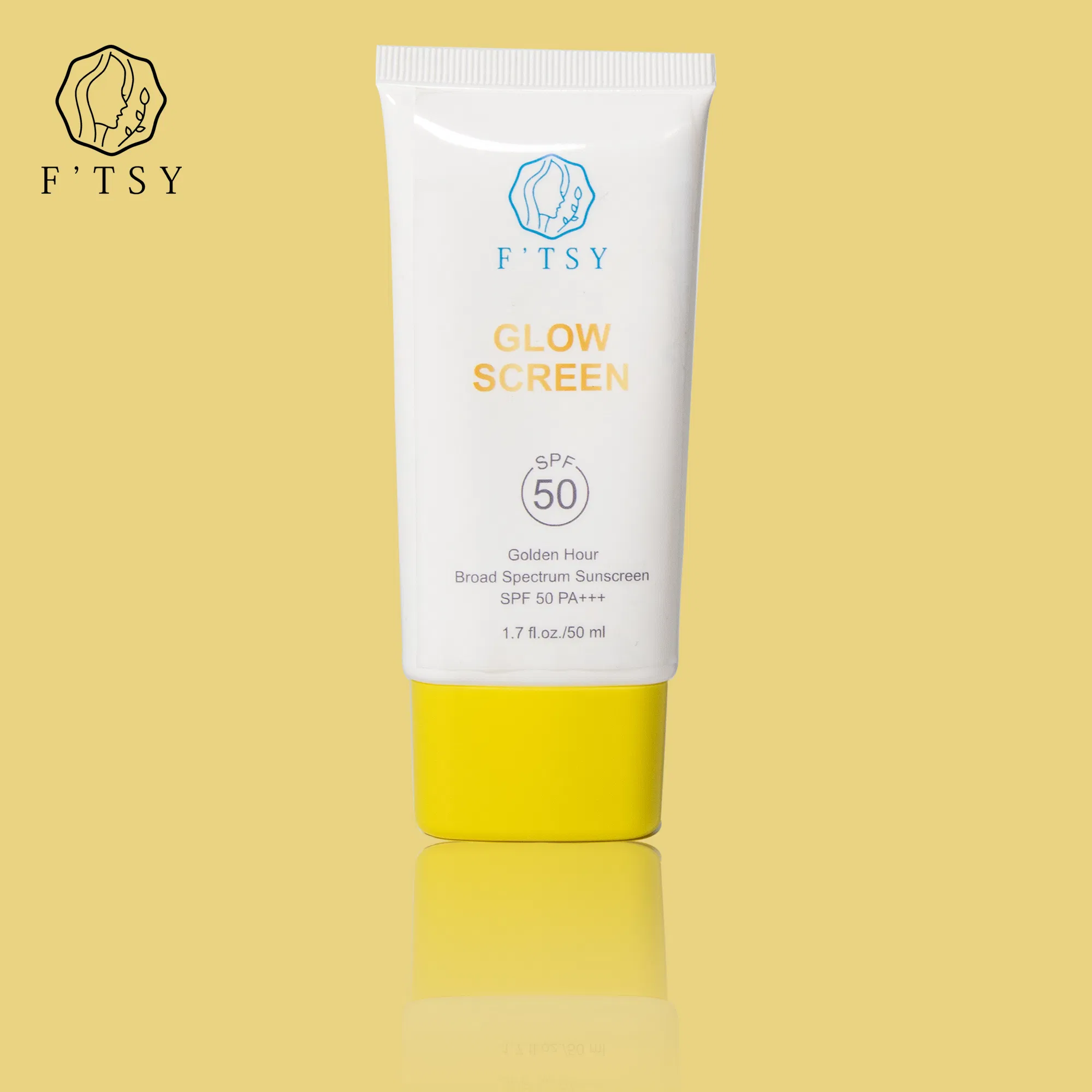 Wholesale Natural Organic SPF50 Face Sunscreen Body and Face Glow Sunscreen