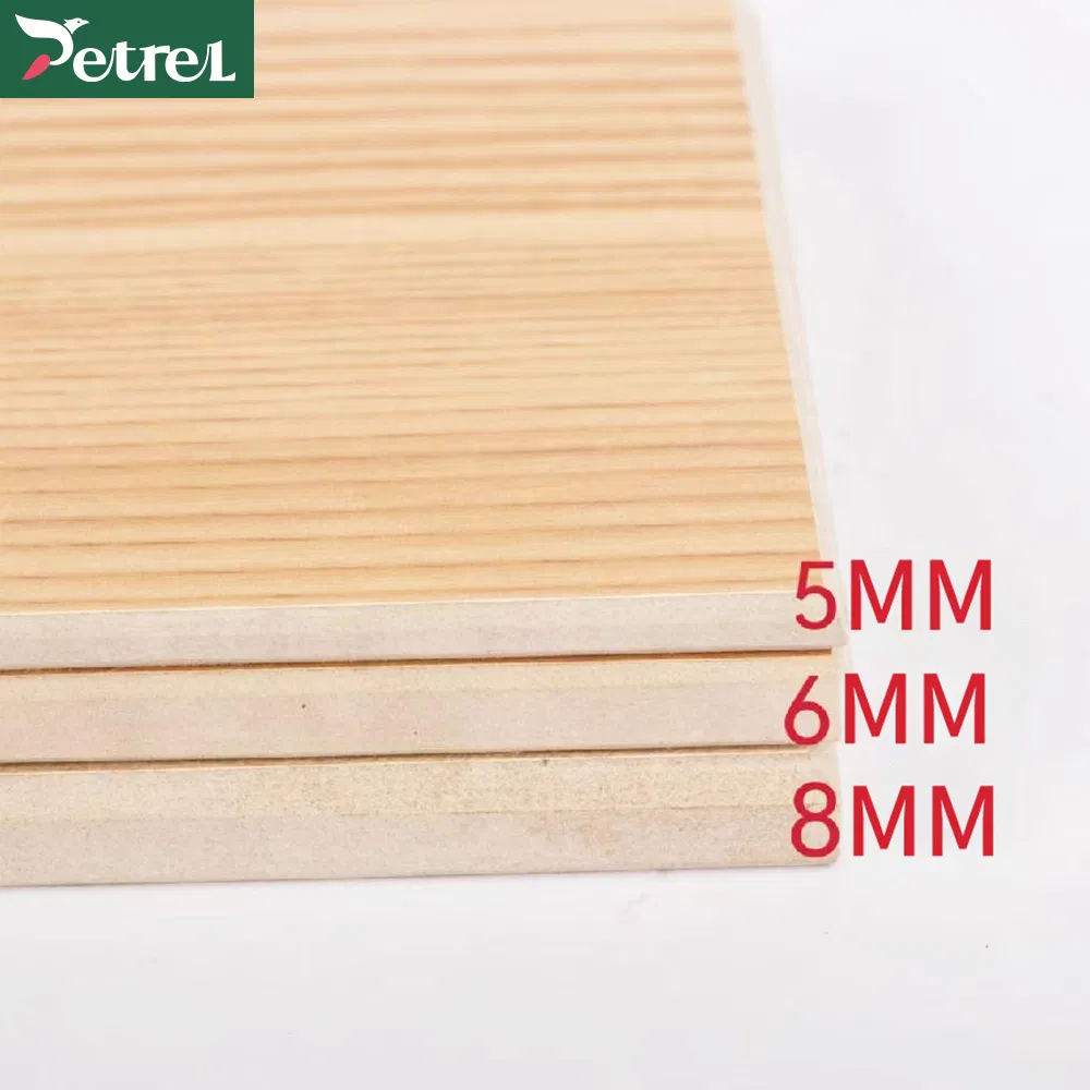 Professional Supplier Large Size MDF Board 1220*2745mm 1830*2440 Plain Melamine Board