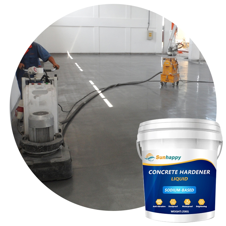 Sodium-Based Penetration Concrete Floor Curing Garage Workshop Concrete Floor Liquid Hardener