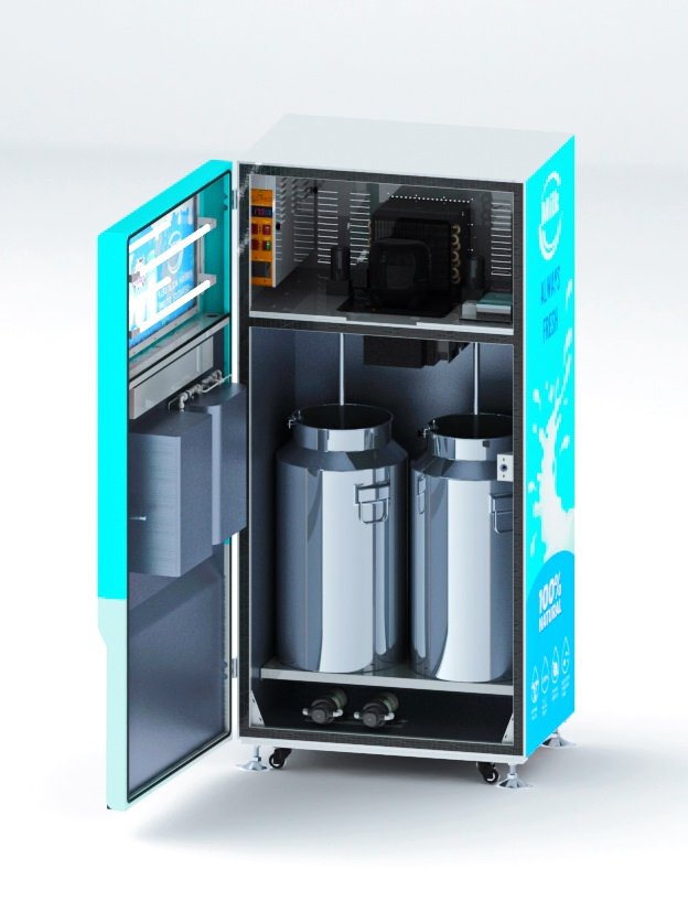 Best Choice Coin Operated Ce Approved Fresh Milk Vending Machine