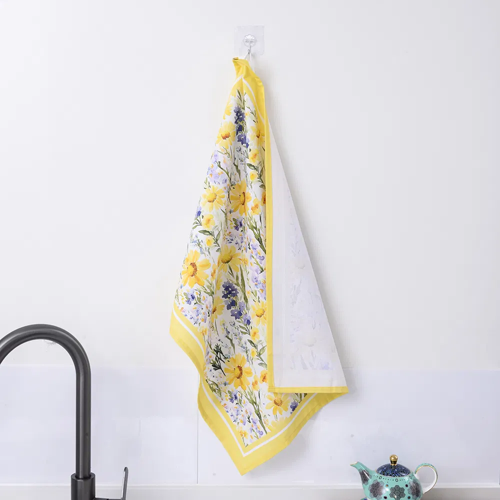 Custom Printed 100% Cotton Cheap Tea Towels Made in China
