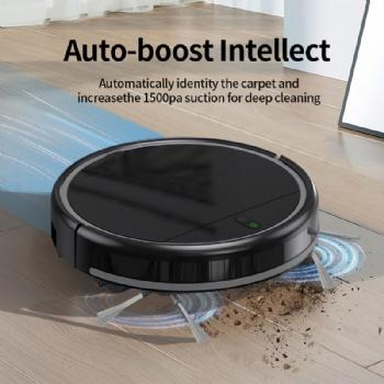 Smart Robot Vacuum Cleaner Controlled by Tuya APP and Voice Control