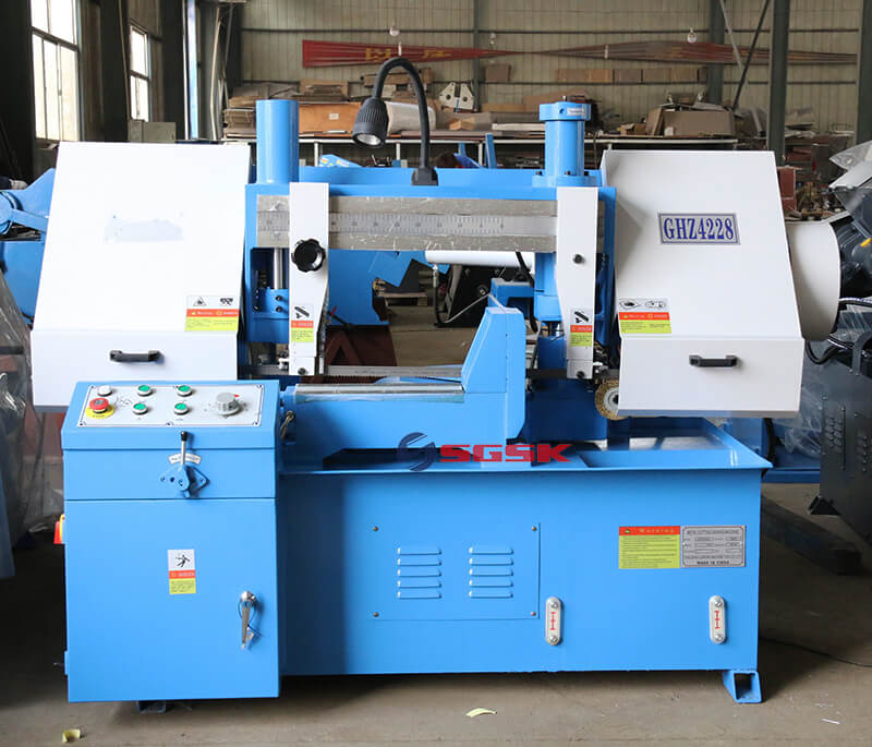 Ленточная пила по металлу автоматическая угловая GHZ4230