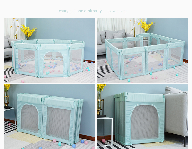 Durable Foldable High Quality Baby Safe Material Portable Playpen Baby Play Fence