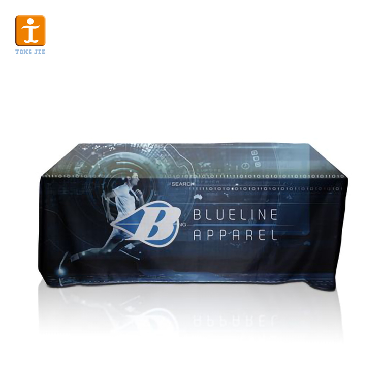 Custom Logo Printing Display Waterproof Durable Table Cloth