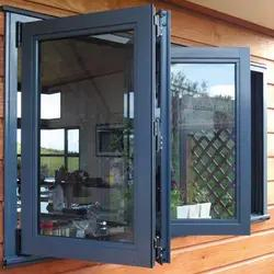 Foldable Accordion Sliding Glass Folding Bi-Folded Style Windows