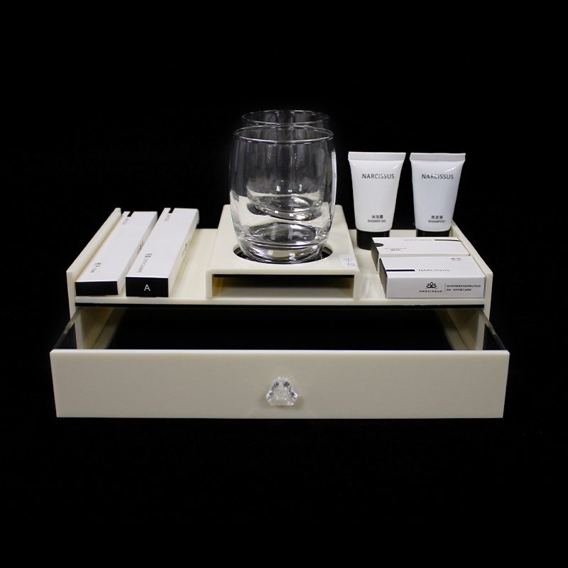 Hotel Washing Room Acrylic Toothpaste Toothbrush Combing Storage Box