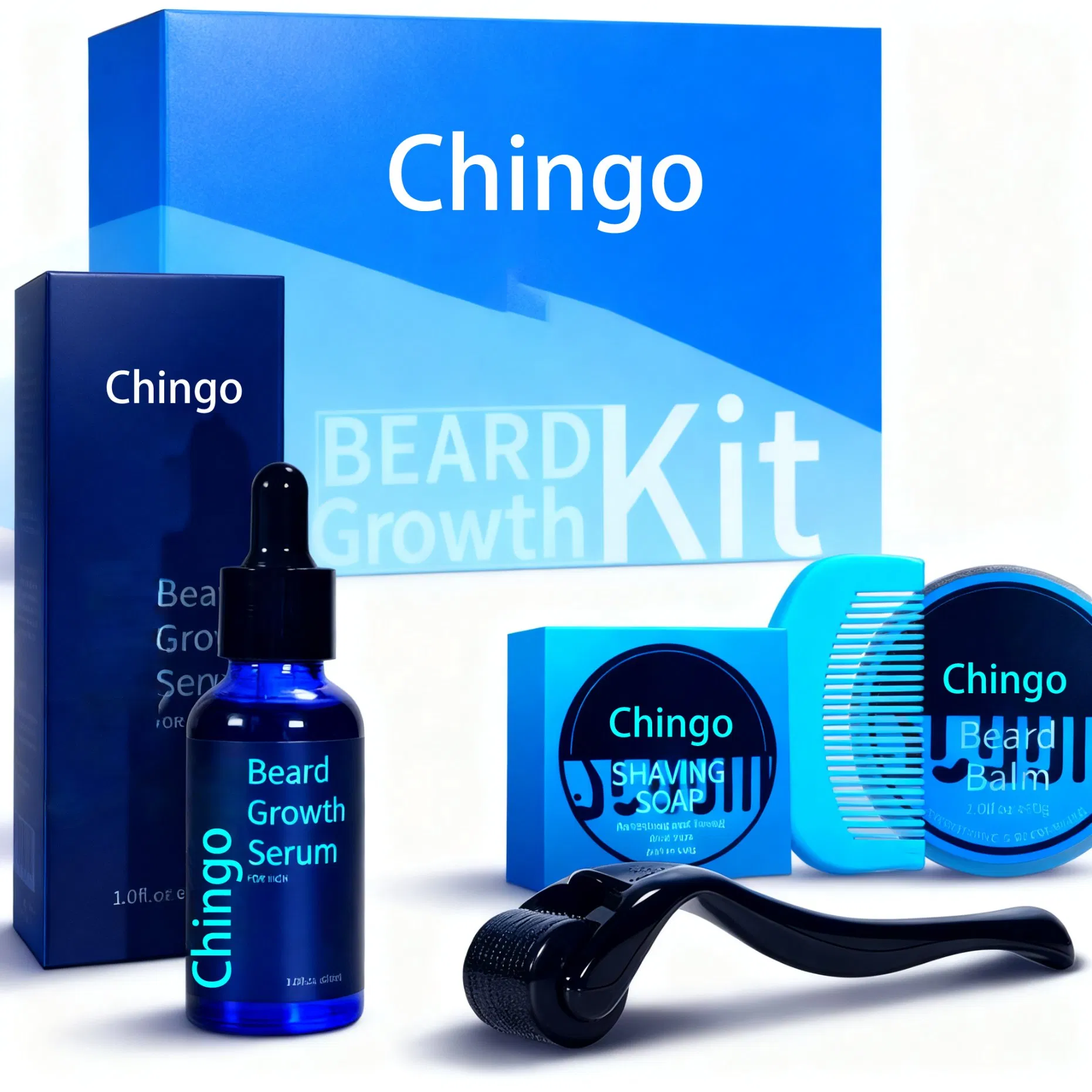 Boost Beard Growth & Nourish Men Targeted Care Fluid Beard Kit