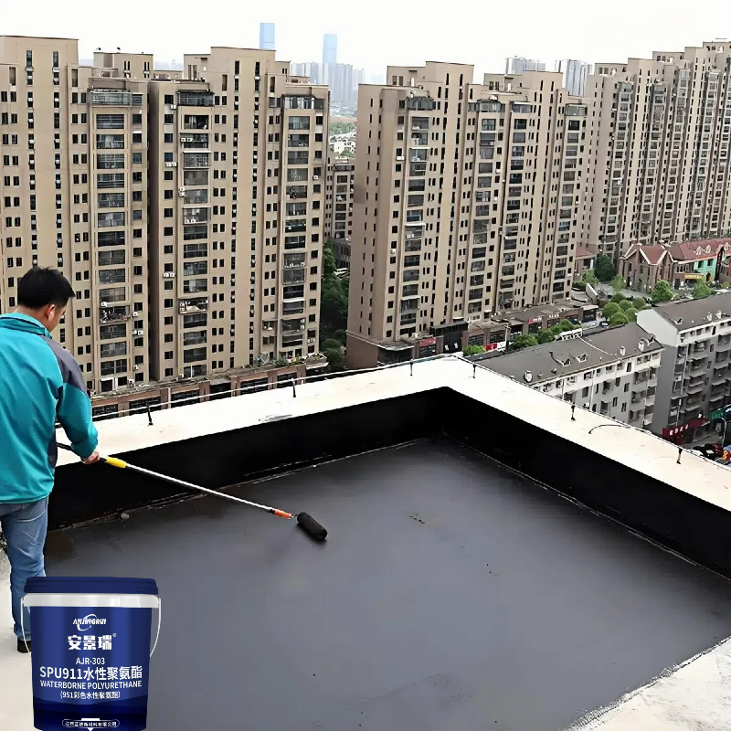 Source Factory UV Resistant & Corrosion Proof Polyurethane Waterproof Coating for Concrete Roof Other Waterproofing Materials