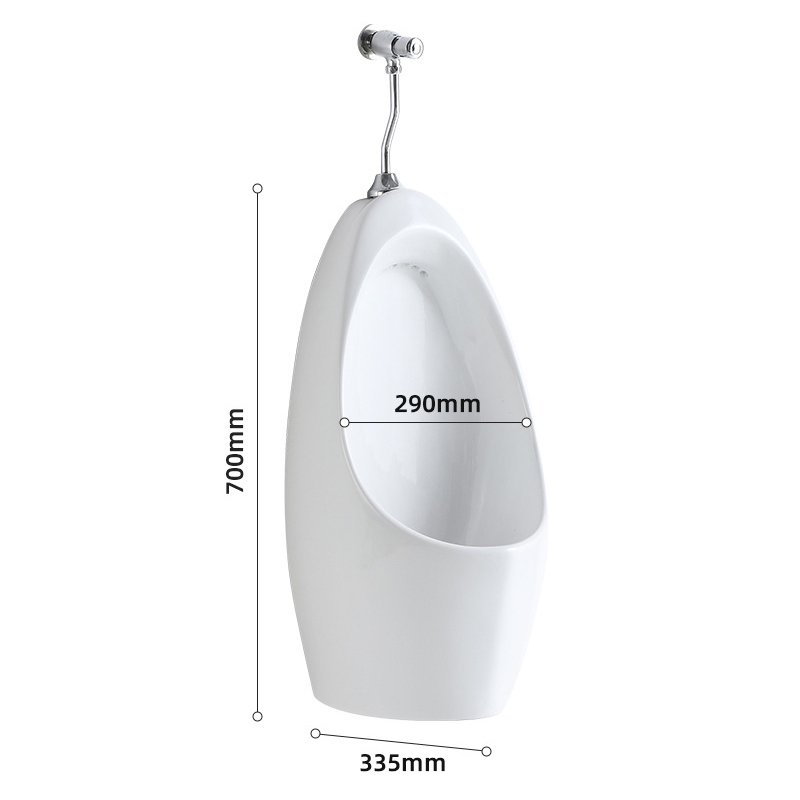Factory Price Modern White Wall Hung Ceramic Sanitaryware Top Bathroom Furniture Urinal