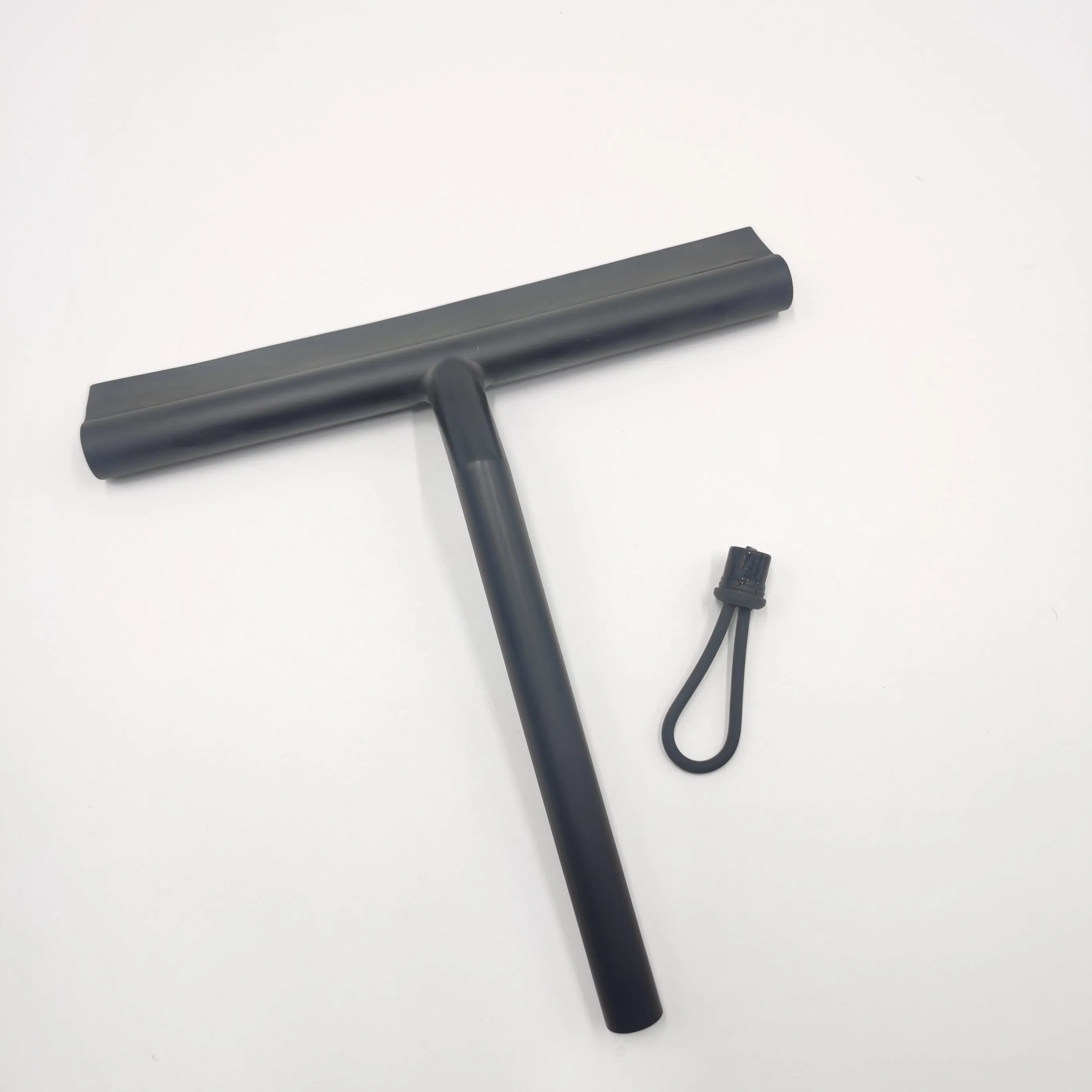 Home Bathroom Shower Window Washing Equipment Wiper Soft Scraper Window Cleaner with Plastic Handle Glass Squeegee