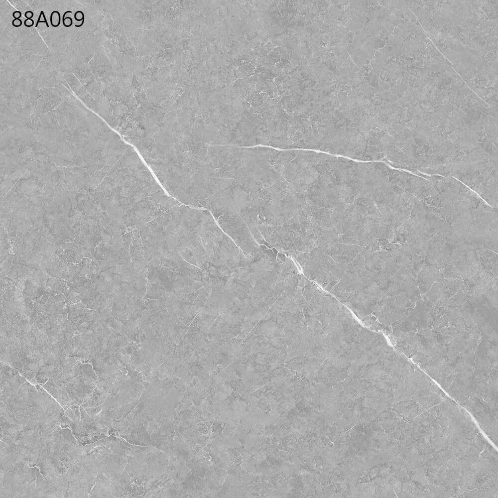 32*32" Matt Surface Deep Grey Porcelain Floor Tiles for Hotel Lobby, Bathroom, Living Room