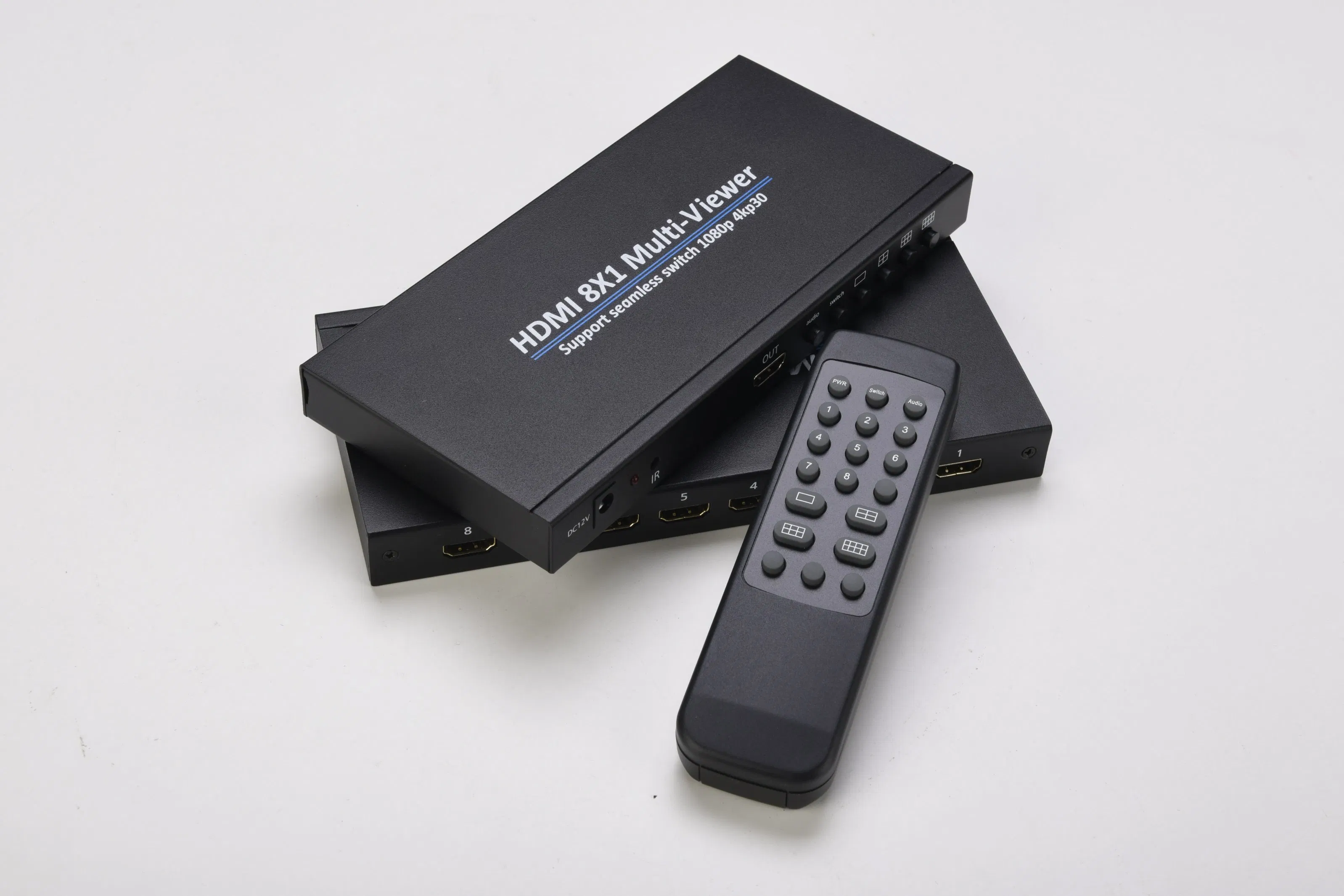 8-портовый HDMI-коммутатор с квадро-видео, Full HD 1080P