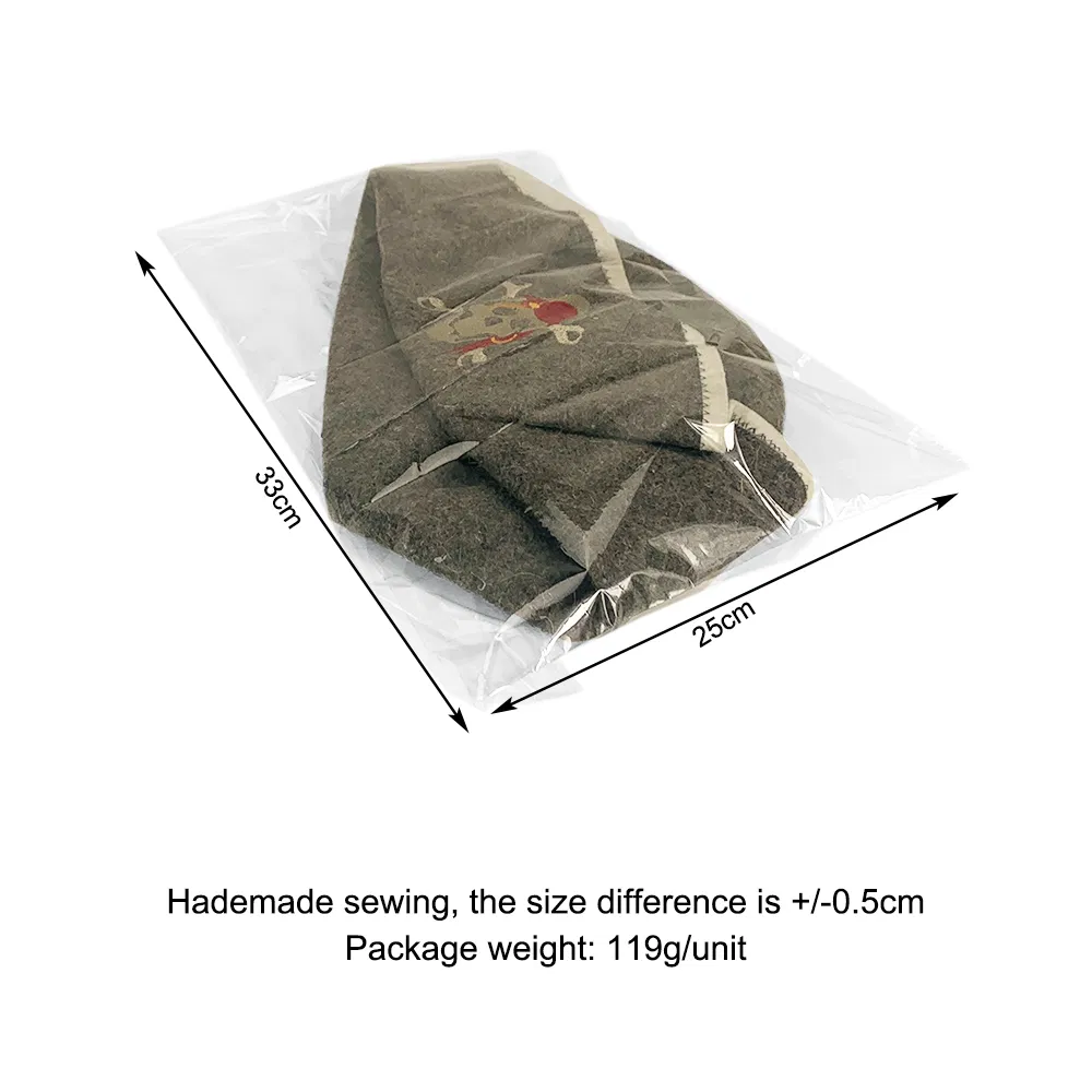 Manufacturer Custom 100% Wool Felt Sauna Hat with 2mm Felt Thickness