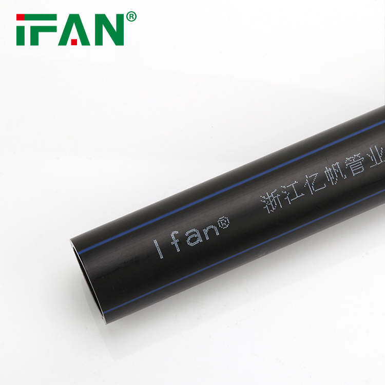 Ifan Manufacture Supply ASTM D3035 Polyethylene Pipes Black Color PE100 Pipe OEM ODM HDPE Pipe