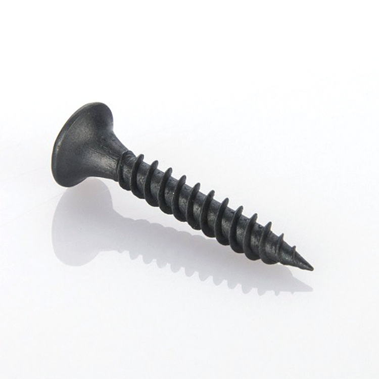 Black Phosphated Drywall Screws for Roofing, Wall, and Wood Fastening