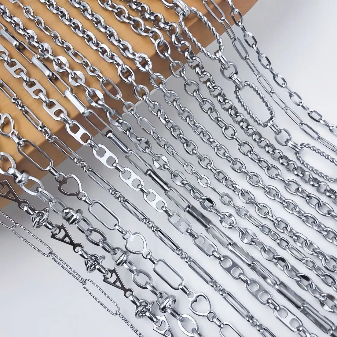 DIY Jewelry Chain Bar Chain Manufacturer Stainless Steel Chain Keychain