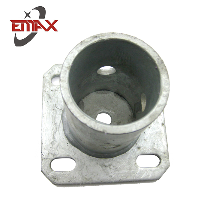 Оцинкованное основание для крепежа лестниц и заборов