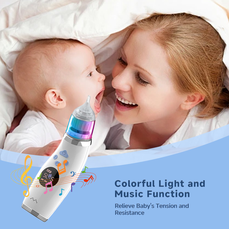 Baby Electric Suction Nose Sucker Mucus Removal Powerful Suction Cleaner Nasal Aspirator
