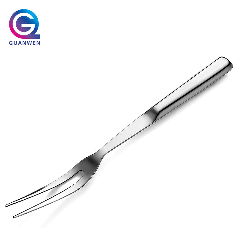11 Inch Kitchen Fork for Meat Stainless Steel Kitchen Utensils Meat Fork Silver Heavy Duty Serving Fork