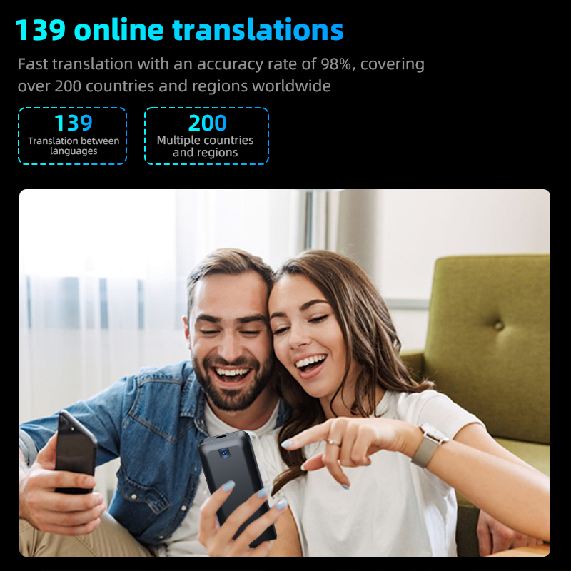 High Quality Smart Ai Voice Translator Device T18 Real Time Translation 138 Languages Two Way Online Offline Photo Translators