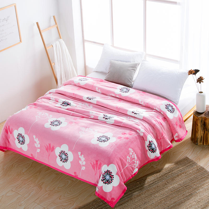 Super Soft 100% Polyester Plush Fuzzy Flannel Fleece Blanket Sofa Bedding Throw Blanket