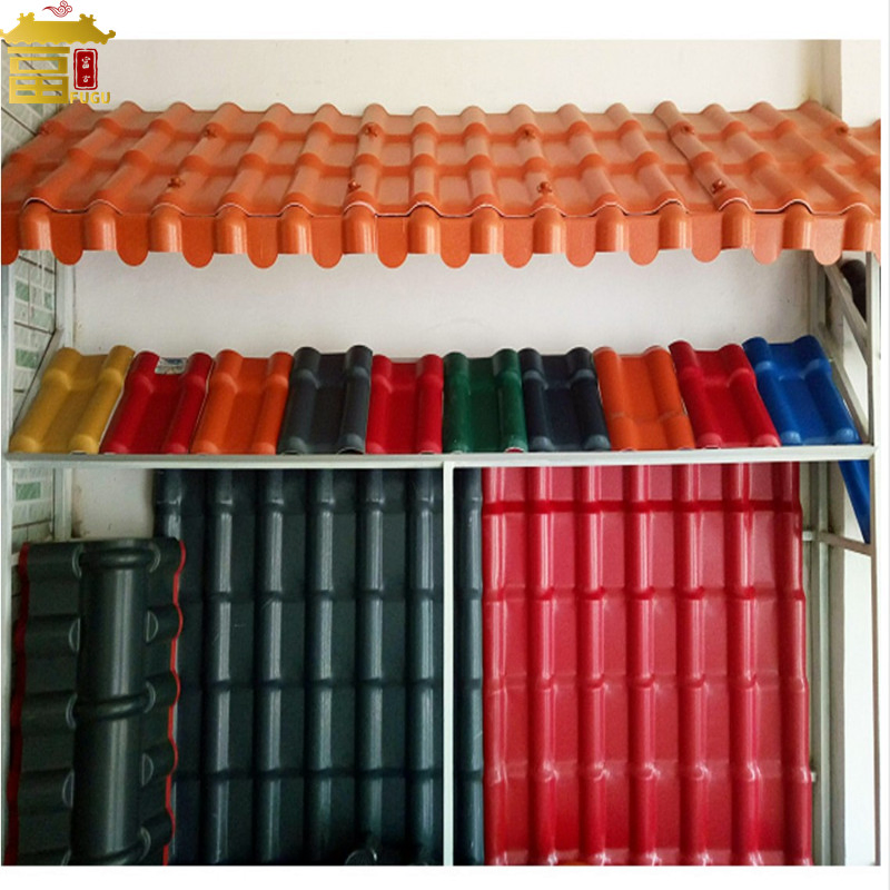 Synthetic Resin Roofing Sheet ASA Spanish Roofing Tile PVC Plastic Roof Tile