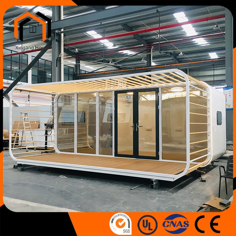 Prefabricated Modular House Prefabricated Garden Pod Mobile Home Steel Structure Apple Cabin