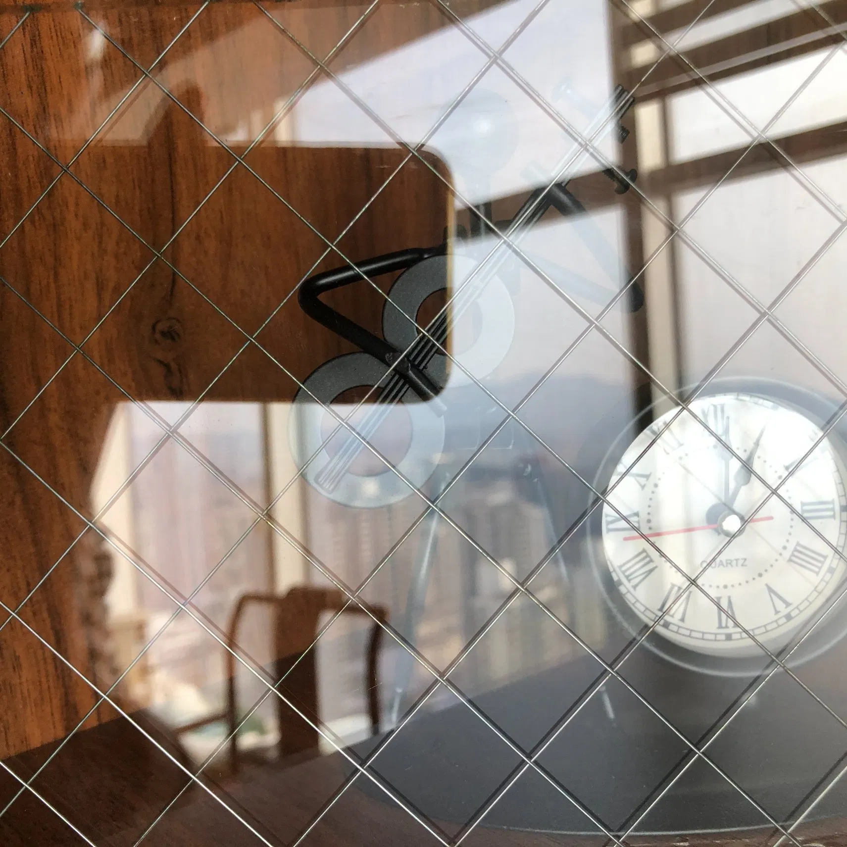 Fireproof High Quality Safety Clear Wired Glass/Toughened Glass for Building