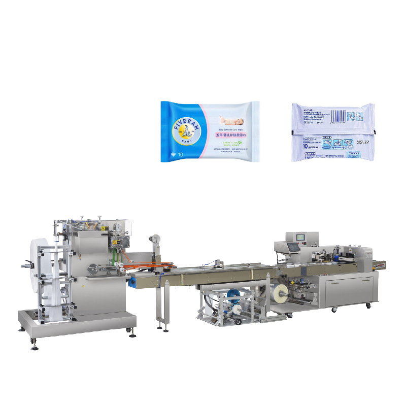 Automatic Wet Wipes Packaging Machine Single Sachet Multi Pack Wet Wipes Machine