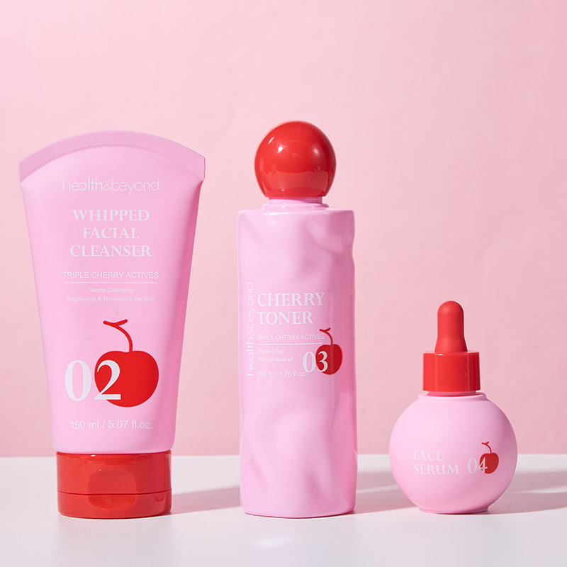 Customer Logo Gently Cleanses 150ml Cherry Whipped Facial Cleanser