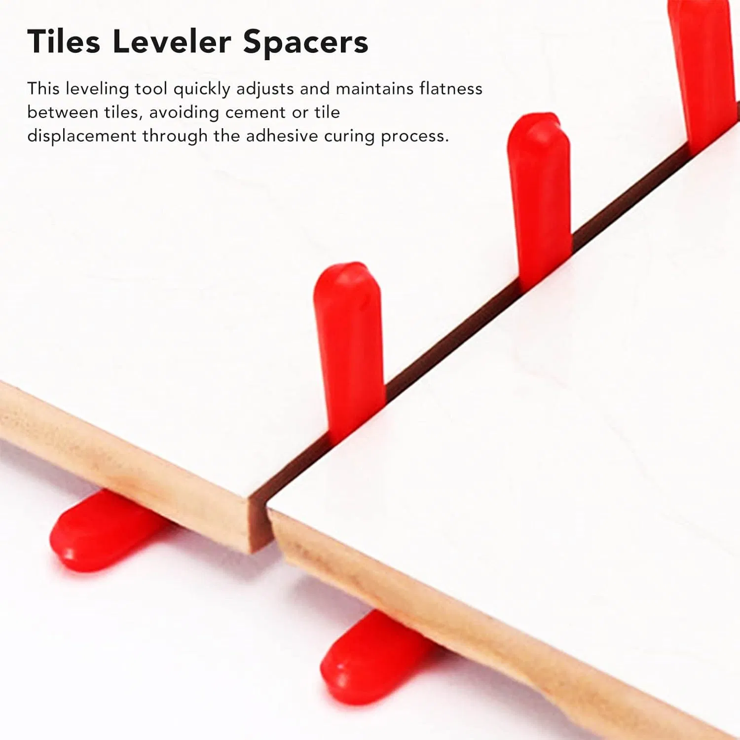 Reusable Plastic Wedge Separator for Laying Ceramic Tiles Floor Spacer Auxiliary Tool