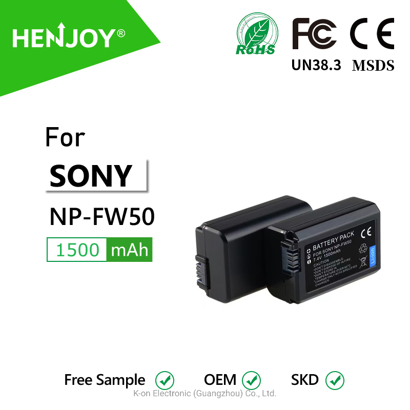Аккумулятор Henjoy NP-FW50 для фотоаппаратов Sony