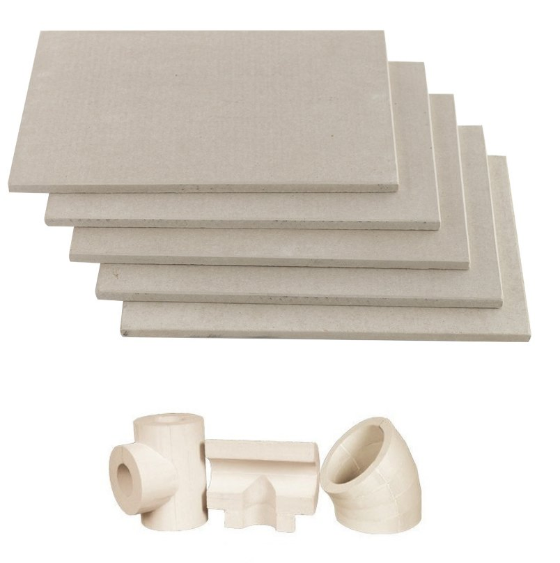 Low Thermal Conductivity Insulation Material Calcium Silicate Pipe for Construction