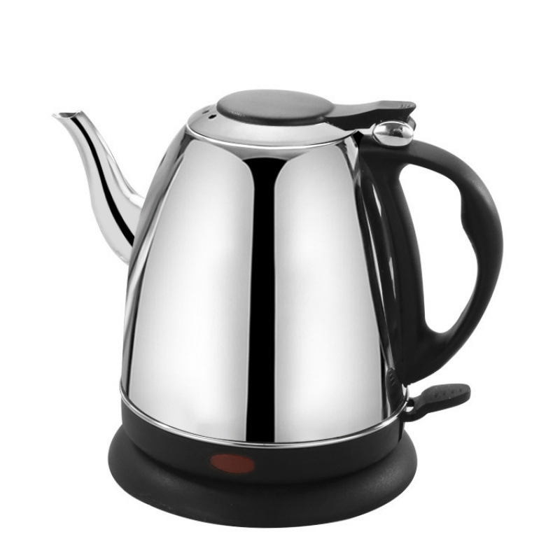 Электрический чайник 1.5 л из нержавеющей стали со свистком