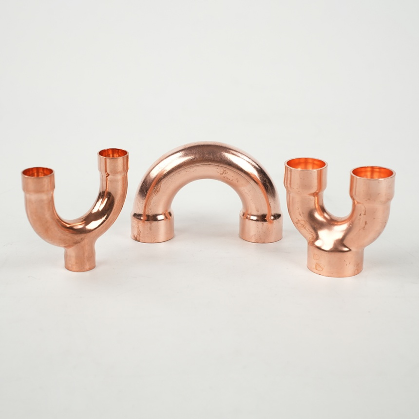 U Elbow 1/2 1/4" Copper Fittings 180 Degree Elbow Connector