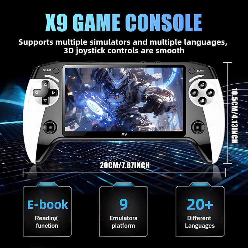 Портативная консоль X9 Gamegaga с 8GB памяти