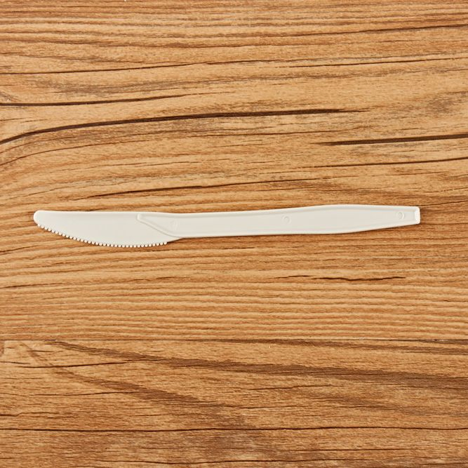 Cornstarch Eco Friendly Knife Travel Set Disposable Biodegradable Knives for Noodles Salad