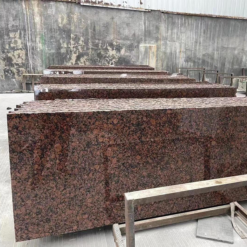 Luxury Carmen Red Granite Kitchen Island